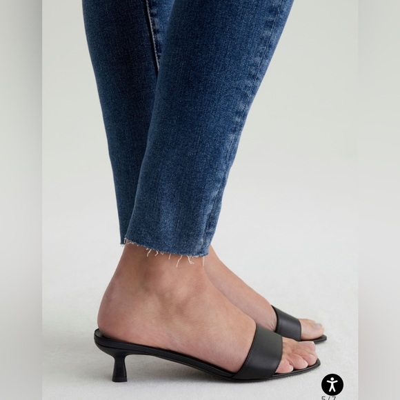 Adriano Goldschmidt The Farrah High-Rise Skinny Ankle Raw Hem Jeans Size 28R - Picture 6 of 16